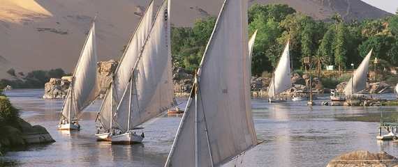 egypt NILE FELUCCA SAILING TOUR ASWAN TO LUXOR tours